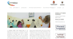 Desktop Screenshot of fundaciongranadaeduca.org